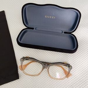 Gucci Eyeglasses with Case (Prescribed You Will Need To Change Glass)